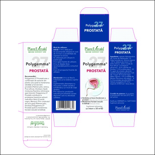 Polygemma 27, Prostata, 50ml, PlantExtrakt
