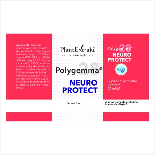 Polygemma 28, Neuro Protect, 50ml, PlantExtrakt