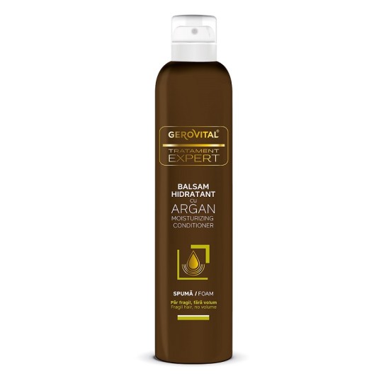 Gerovital Tratament Expert, Balsam hidratant cu argan, spuma 200ml