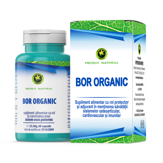 Bor Organic, 60 capsule, Hypericum 