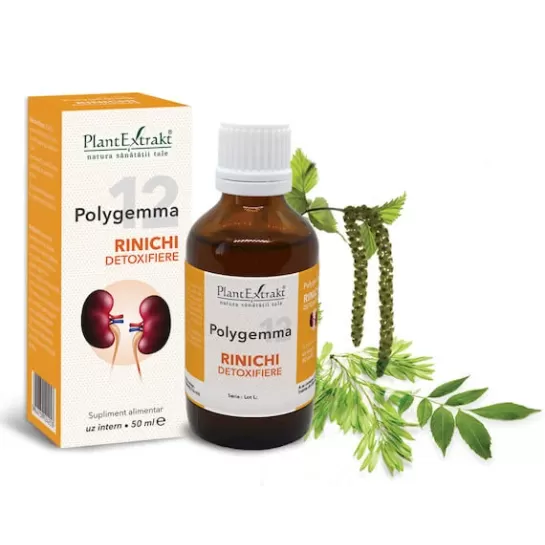 Polygemma 12, Rinichi detoxifiere, 50ml, PlantExtrakt