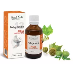 Polygemma 13, Piele detoxifiere, 50ml, PlantExtrakt