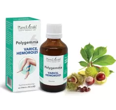 Polygemma 6, Varice si Hemoroizi, 50ml, PlantExtrakt