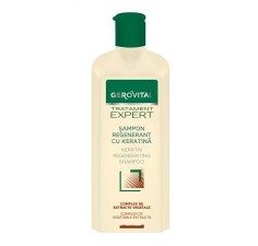Gerovital Tratament Expert, Sampon regenerant cu keratina, 400ml