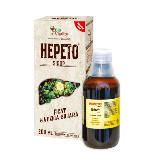 Hepeto sirop 200ml, Bio Vitality