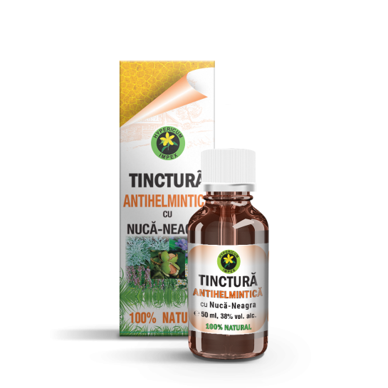 Tinctura antihelmintica cu nuca neagra 50ml, Hypericum