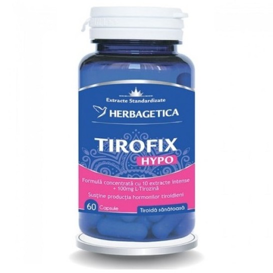 Tirofix Hypo, 60 capsule, Herbagetica 