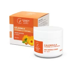 Crema antirid cu galbenele si vitaminele E, F si pantenol, Cosmetic Plant