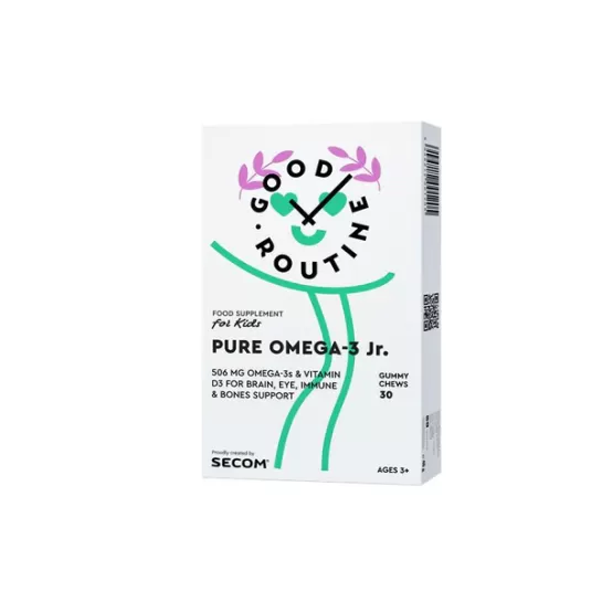Pure Omega-3 Jr. Good Routine, 30 jeleuri, Secom