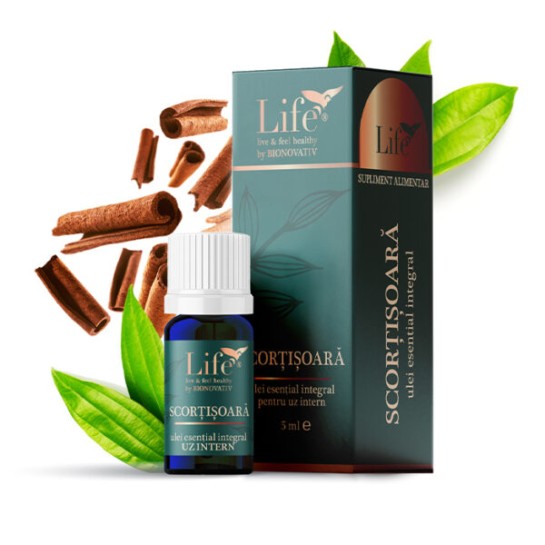 Ulei esential integral de scortisoara, 5ml, Life, Bionovativ