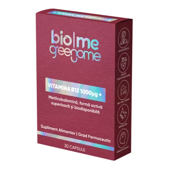 Vitamina B12 1000mcg, 30 comprimate, Biome