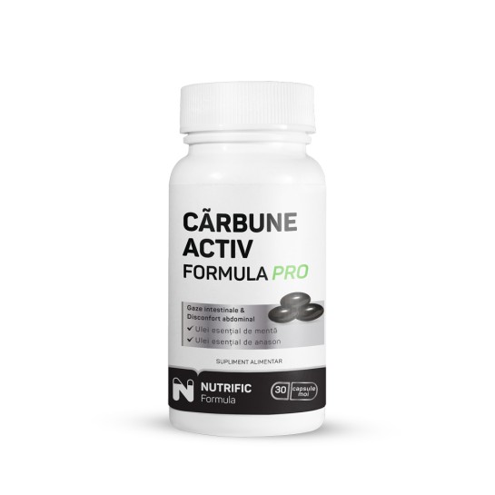 Carbune medicinal, 30 capsule, Nutrific