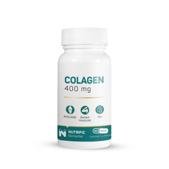 Colagen bovin, 400mg, 60 capsule, Nutrific