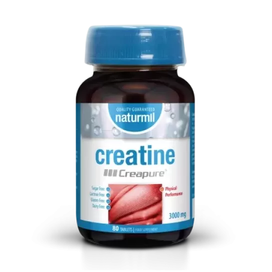 Creatine 750mg, 80 tablete, Naturmil