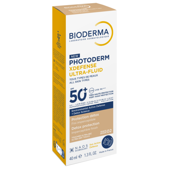 Photoderm Xdefense, ultra fluid colorat de fata SPF50+, Fototip 2 40ml, Bioderma