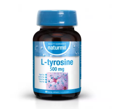 L-tyrosine 500mg, 60 capsule, Naturmil