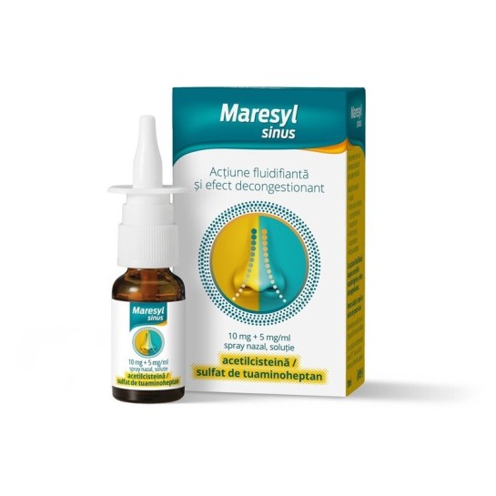 Maresyl Sinus, 10mg + 5mg/ml spray nazal, soluţie, 10ml, Dr. Reddys