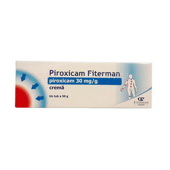 Piroxicam crema, 30mg/g, 50g, Fiterman