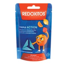 Redoxitos triple action, 25 jeleuri cu Vitamina C, Bayer