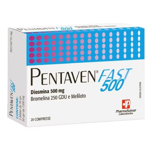 Pentaven Fast 500mg, 20 comprimate, Pharma Suisse