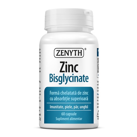 Zinc Bisglycinate, 60 capsule, Zenyth 