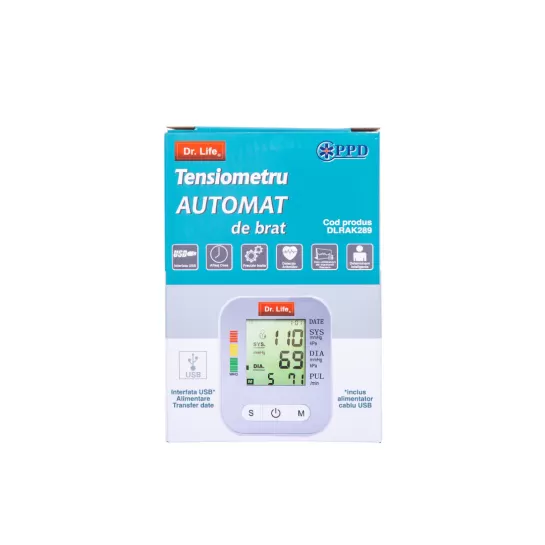 Tensiometru automat de brat DLRAK289, Dr. Life