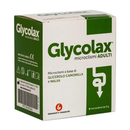 Glycolax, microclisme adulti, 6 bucati, Chemist's Research