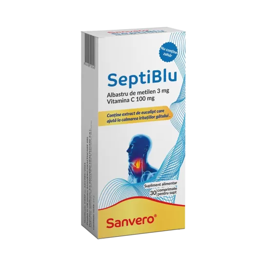 SeptiBlu, 30 comprimate de supt, Sanvero