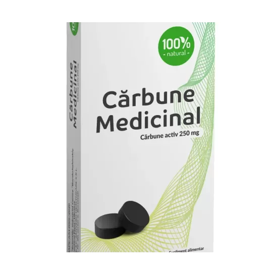 Carbune medicinal, 30 comprimate, Sanvero