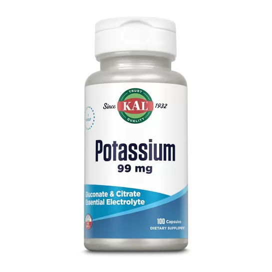 Potasiu 99 mg Kal, 100 capsule, Secom 