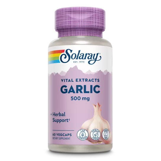 Garlic (Usturoi) 500mg Solaray, 60 capsule, Secom 