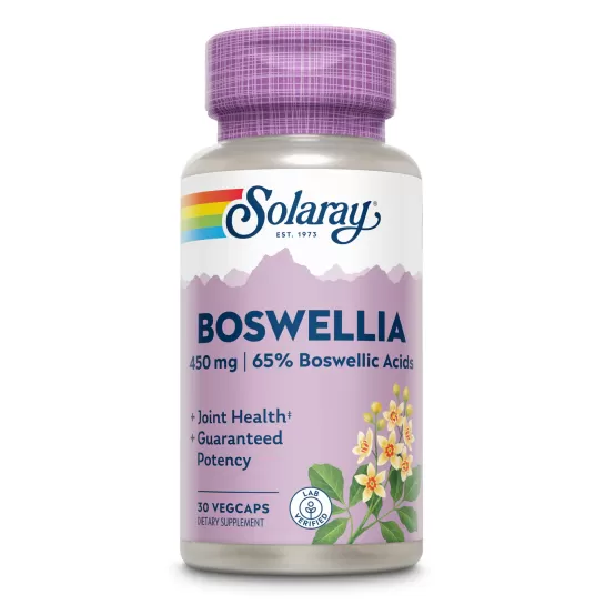 Boswellia 450mg Solaray, 30 capsule vegetale, Secom 