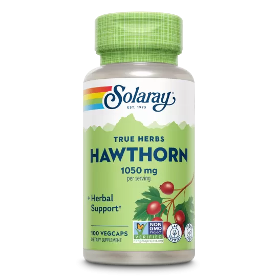 Hawthorn Berry (păducel) 1050mg, 100 capsule, Secom