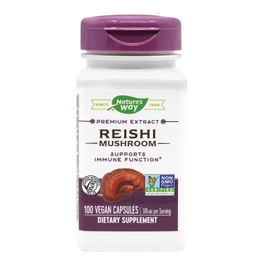 Reishi Natures Way, 100 capsule, Secom