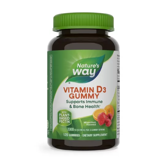 Vitamina D3 Gummies, Nature's Way, 120 jeleuri, Secom