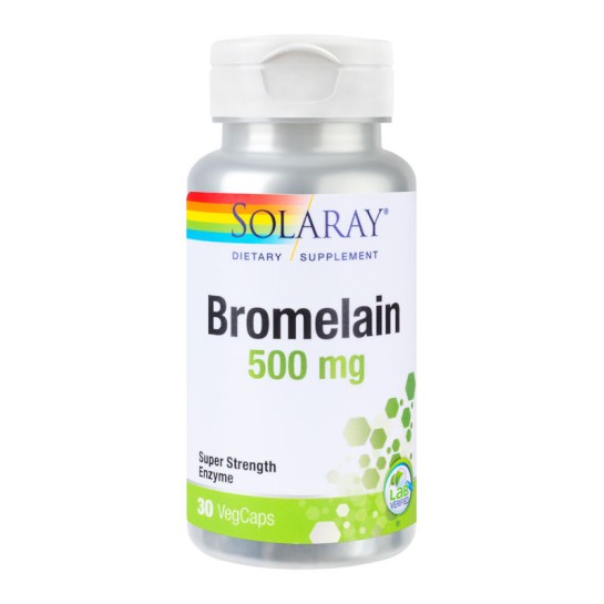 Bromelain 500mg Solaray, 30 capsule, Secom 