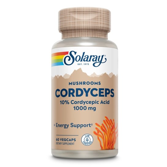Cordyceps Solaray, 60 capsule, Secom 