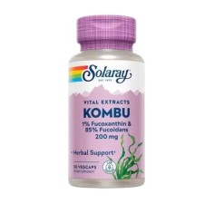 Kombu Fucoxanthin Solaray, 30 capsule, Secom 