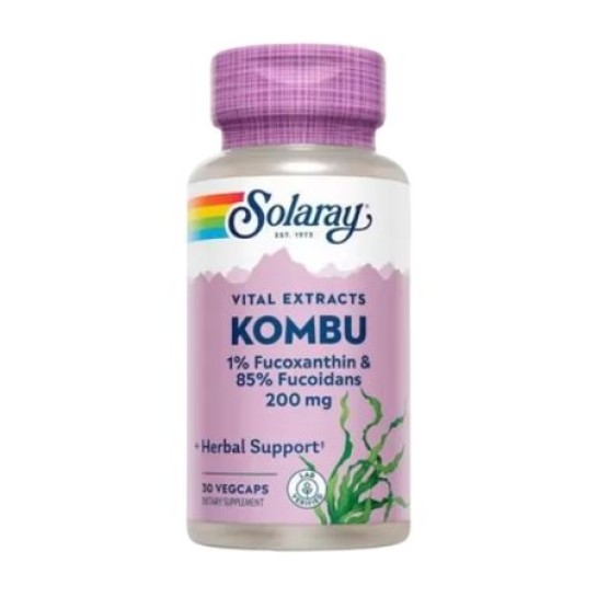 Kombu Fucoxanthin Solaray, 30 capsule, Secom 