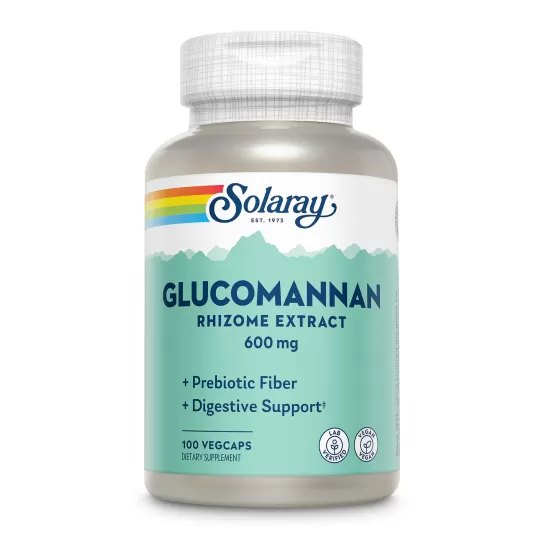 Glucomannan 600 mg Solaray, 100 capsule, Secom