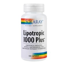 Lipotropic 1000 Plus Solaray, 100 capsule, Secom
