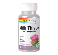 Milk Thistle Phytosome Solaray, 30 capsule, Secom