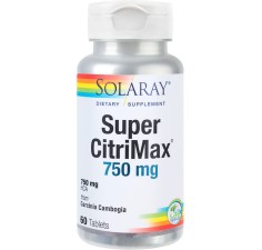 Super CitriMax (Garcinia cambogia) 750mg, Solaray, 60 tablete, Secom 