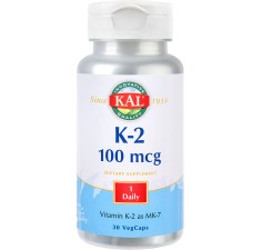 Vitamina K2 100 mcg Kal, 30 capsule, Secom 