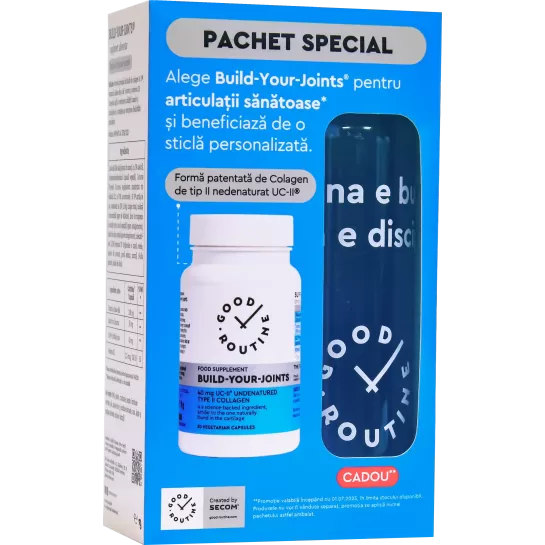 Pachet special Build-your-joints 30 capsule cu Sticla, Secom