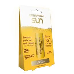 Balsam de buze hidratant Sun, SPF30, 5.7ml, Gerovital