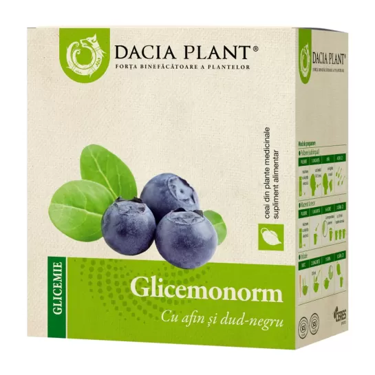 Ceai Glicemonorm, 50g, Dacia Plant