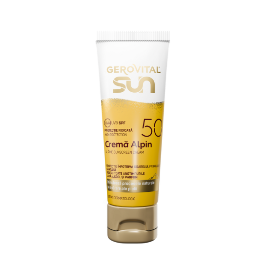 Crema cu protectie solara Alpin Sun, SPF50, 50ml, Gerovital 
