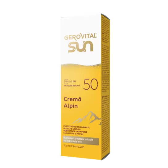 Crema cu protectie solara Alpin Sun, SPF50, 50ml, Gerovital 