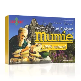 Mumie extract purificat de rasina, 60 capsule, Damar